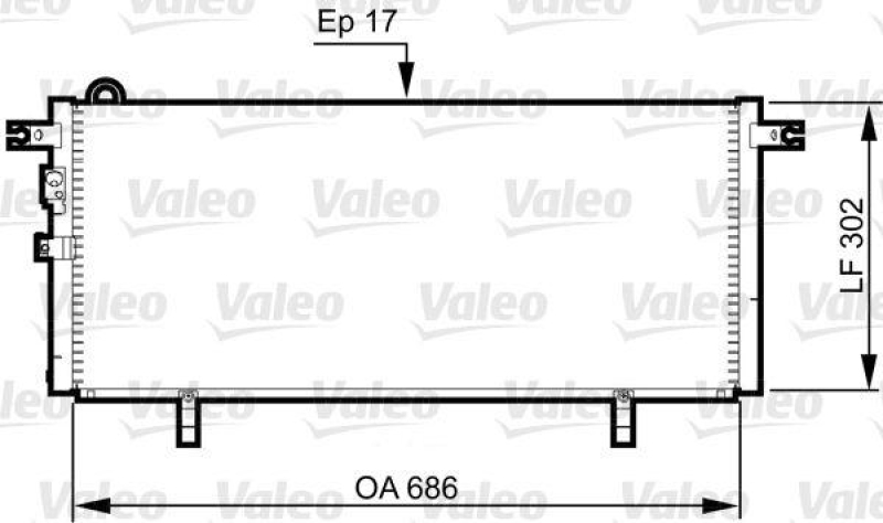 VALEO 817791 Kondensator MITSUBISHI Pajero Pinin (99>