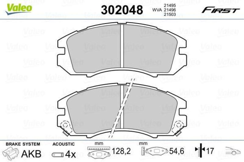 VALEO 302048 SBB-Satz FIRST