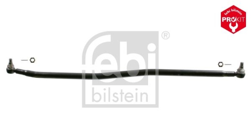 FEBI BILSTEIN 24848 Lenkstange mit Kronenmuttern und Splinten, vom Lenkgetriebe zum 1. Lenkzwischenhebel für M A N