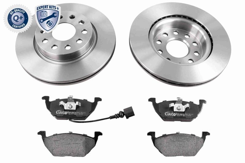 VAICO V10-90003 Bremsensatz, Scheibenbremse Vorderachse für VW