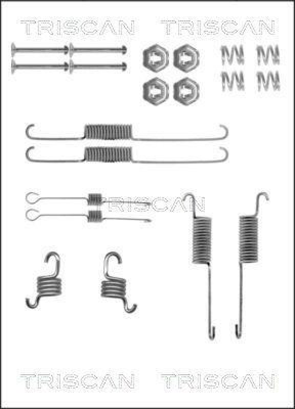 TRISCAN 8105 162591 Zubehörsatz Bremsbacken