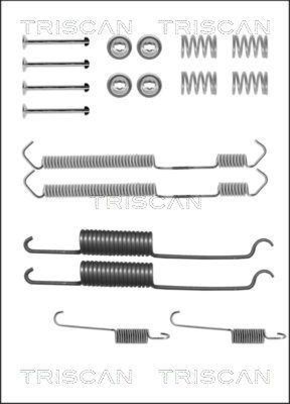 TRISCAN 8105 152553 Montagesatz F. Bremsbacken für Fiat Ducato