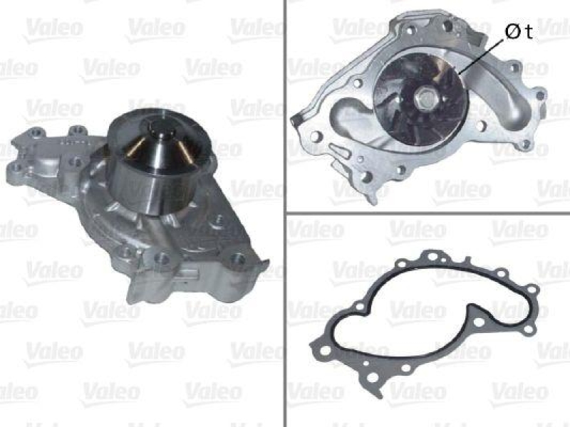 VALEO 506618 Wasserpumpe TOYOTA Camry / LECUS ES, RX