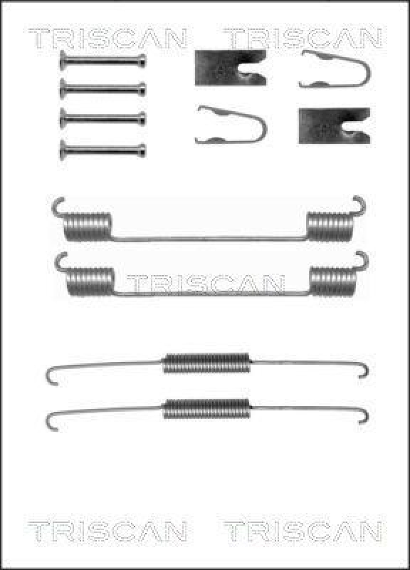 TRISCAN 8105 152555 Montagesatz F. Bremsbacken für Fiat