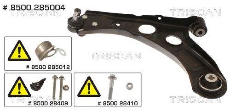 TRISCAN 8500 285004 Querlenker für Opel Corsa, Peugeot 208