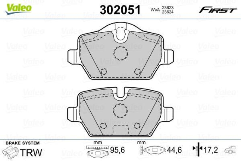 VALEO 302051 SBB-Satz FIRST