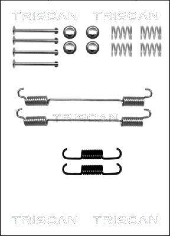 TRISCAN 8105 152558 Montagesatz F. Bremsbacken für Fiat