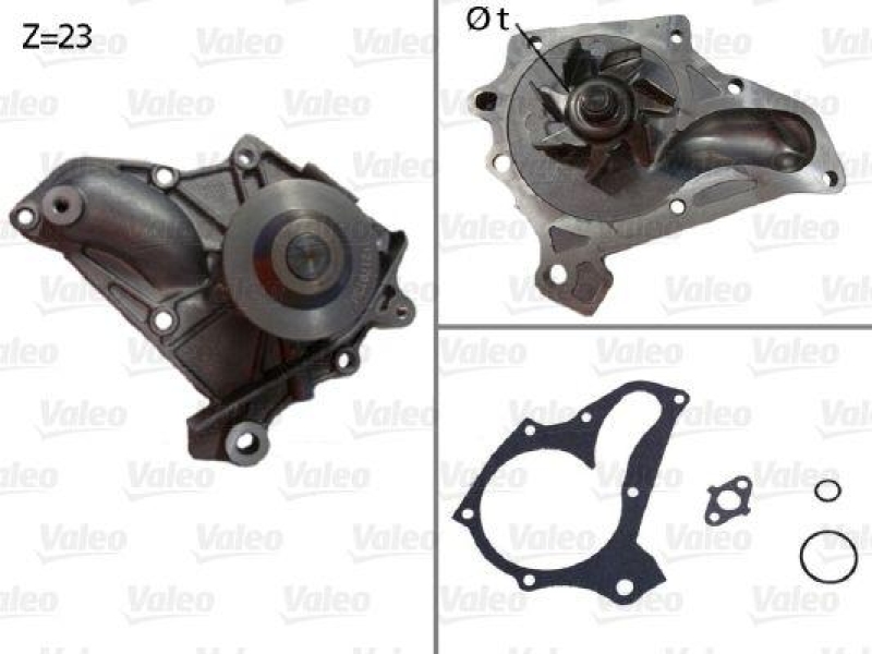 VALEO 506624 Wasserpumpe TOYOTA Avensis, Rav 4 I