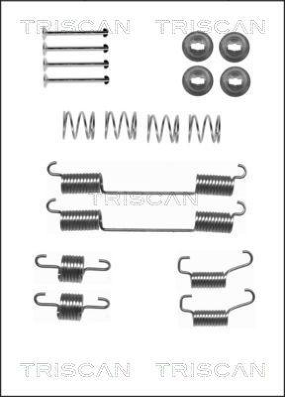 TRISCAN 8105 172466 Montagesatz F. Bremsbacken für Land Rover