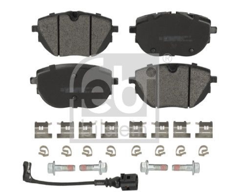 FEBI BILSTEIN 179950 Bremsbelagsatz mit Befestigungsmaterial für VW-Audi