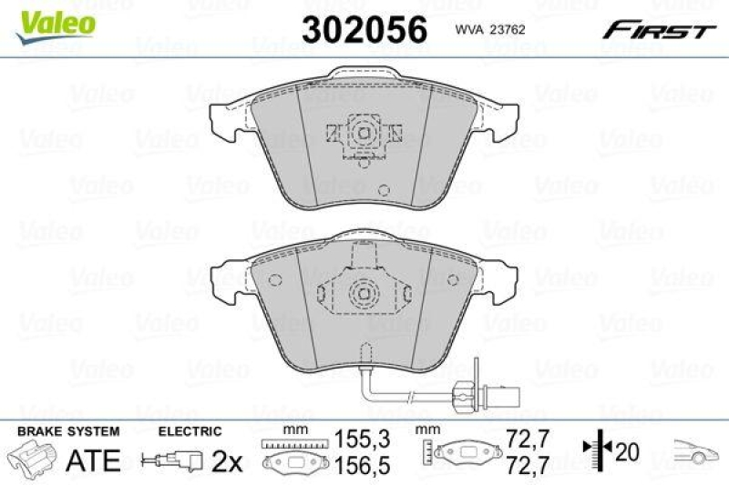 VALEO 302056 SBB-Satz FIRST