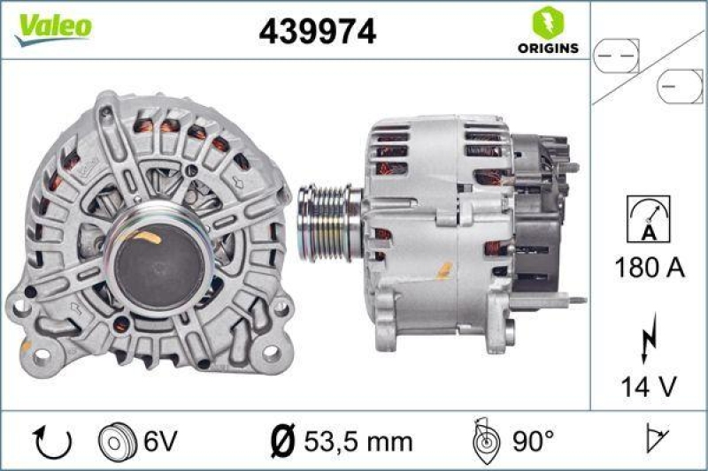 VALEO 439974 Generator Neu - ORIGINS