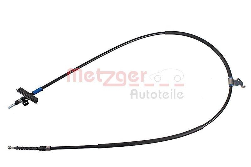 METZGER 11.5838 Seilzug, Feststellbremse für OPEL hinten links