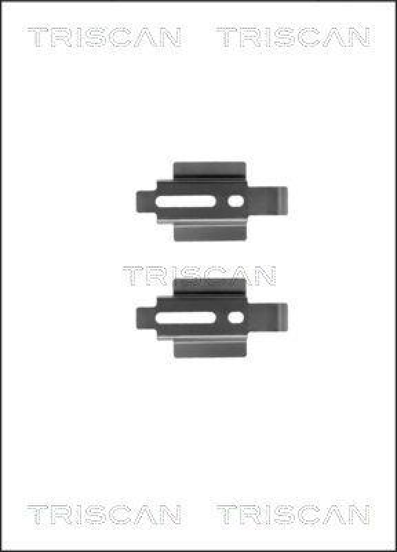 TRISCAN 8105 161620 Montagesatz, Scheibenbremsbelag für Ford