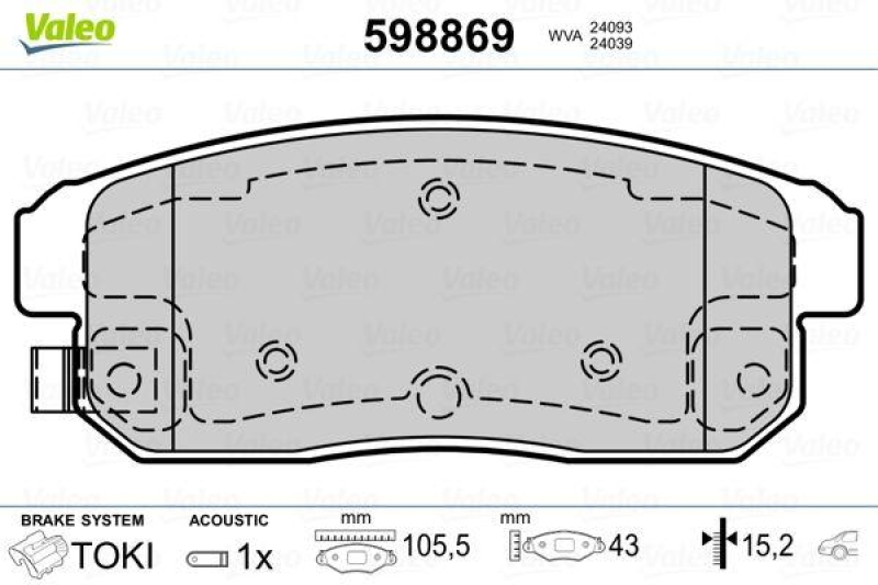 VALEO 598869 SBB-Satz PREMIUM