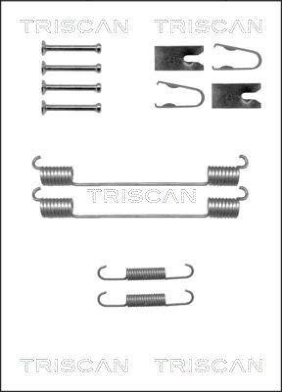 TRISCAN 8105 102612 Montagesatz F. Bremsbacken für Fiat,Opel