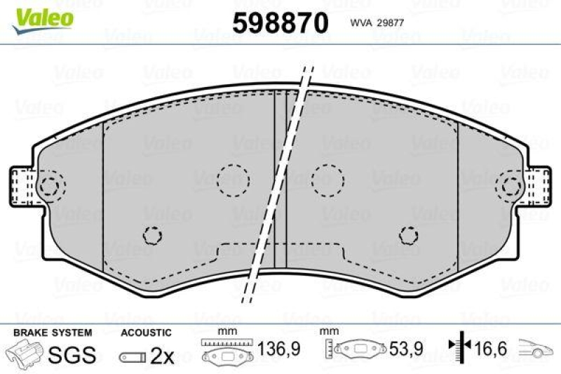 VALEO 598870 SBB-Satz PREMIUM