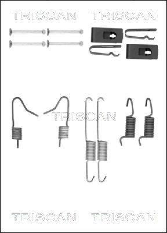 TRISCAN 8105 102613 Montagesatz F. Bremsbacken, Handbremse für Nissan,Renault,Toyota