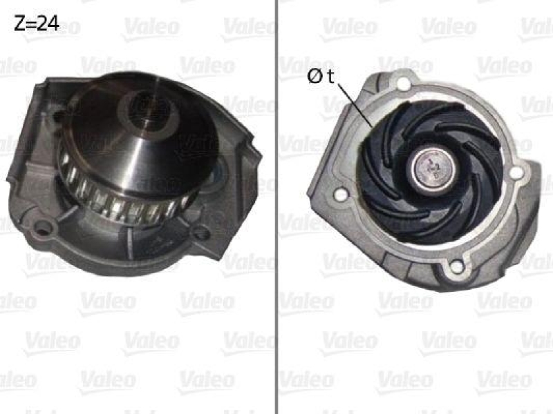 VALEO 506640 Wasserpumpe FIAT, LANCIA FIAT PUNTO