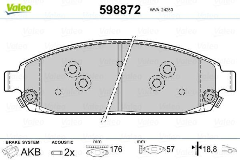 VALEO 598872 SBB-Satz PREMIUM