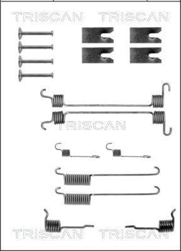 TRISCAN 8105 162585 Montagesatz F. Bremsbacken für Ford Mondeo