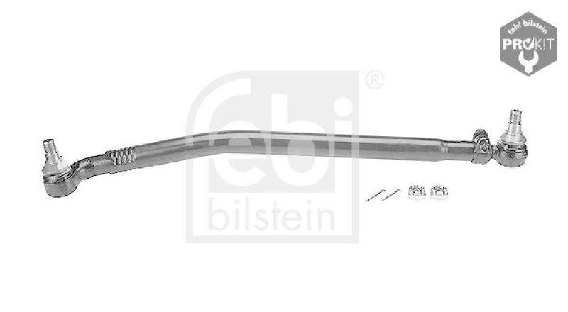 FEBI BILSTEIN 18209 Lenkstange mit Kronenmuttern und Splinten, vom Lenkgetriebe zur 1. Vorderachse f&uuml;r Scania