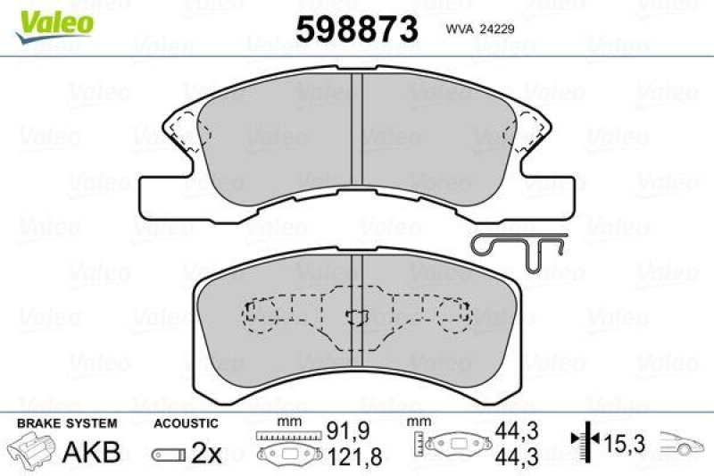 VALEO 598873 SBB-Satz PREMIUM