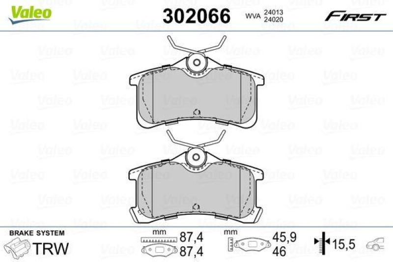 VALEO 302066 SBB-Satz FIRST