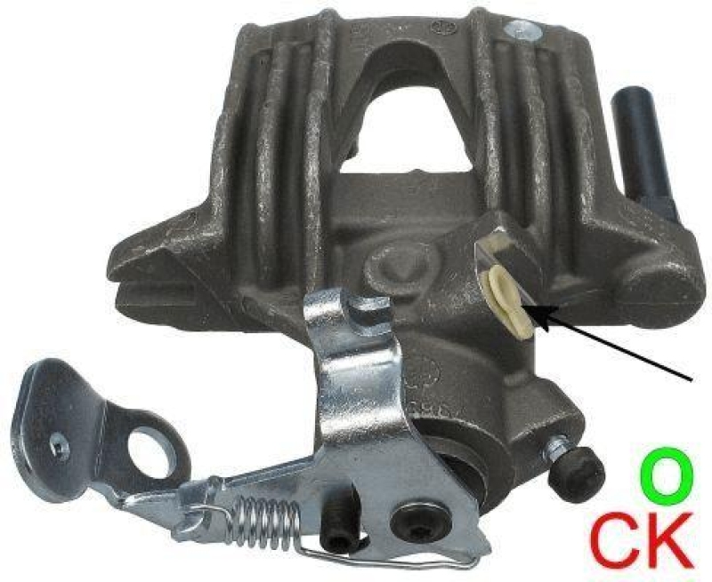 HELLA 8AC 355 381-311 Bremssattel für OPEL