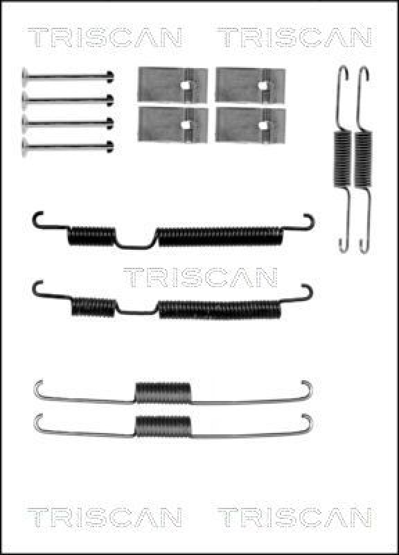 TRISCAN 8105 182008 Montagesatz F. Bremsbacken für Kia