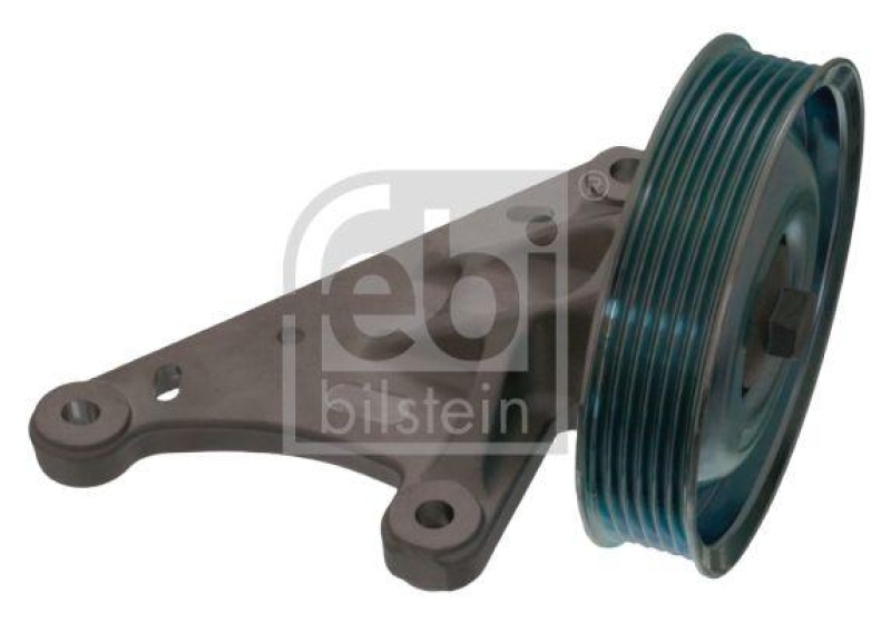 FEBI BILSTEIN 100163 Umlenkrolle mit Halter, für Keilrippenriemen für Peugeot