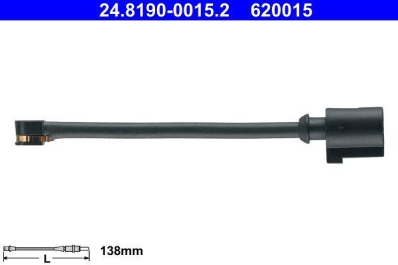 ATE 24.8190-0015.2 Warnkontakt für PORSCHE VW