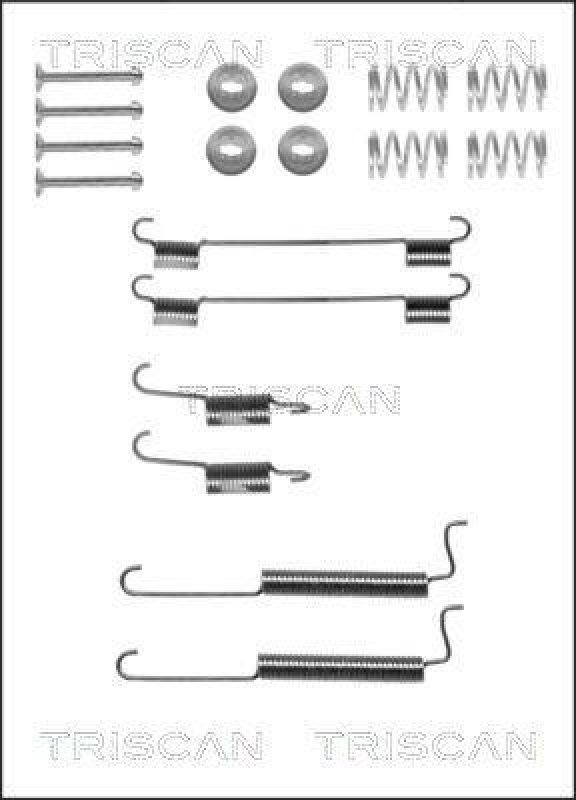 TRISCAN 8105 212001 Montagesatz F. Bremsbacken für Chevrolet, Daewoo