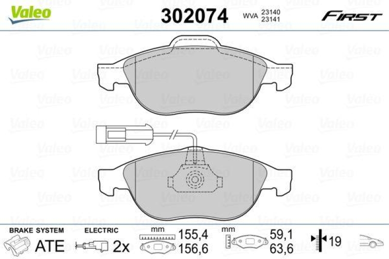 VALEO 302074 SBB-Satz FIRST