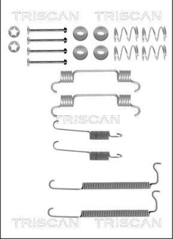 TRISCAN 8105 212002 Montagesatz F. Bremsbacken für Chevrolet, Daewoo