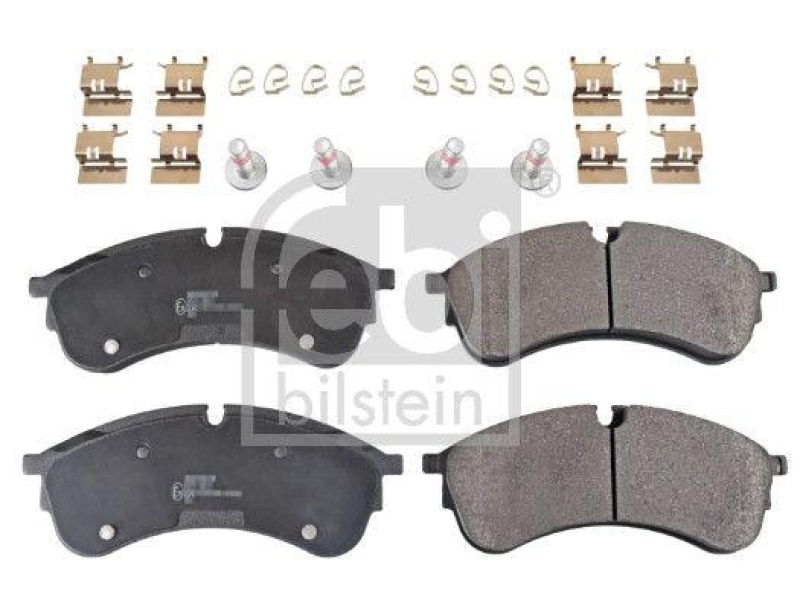 FEBI BILSTEIN 116250 Bremsbelagsatz mit Befestigungsmaterial für VW-Audi