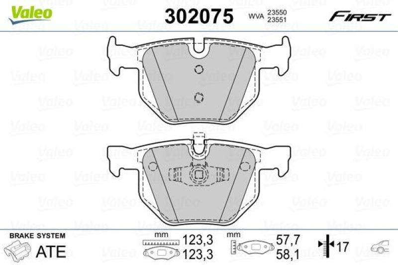 VALEO 302075 SBB-Satz FIRST