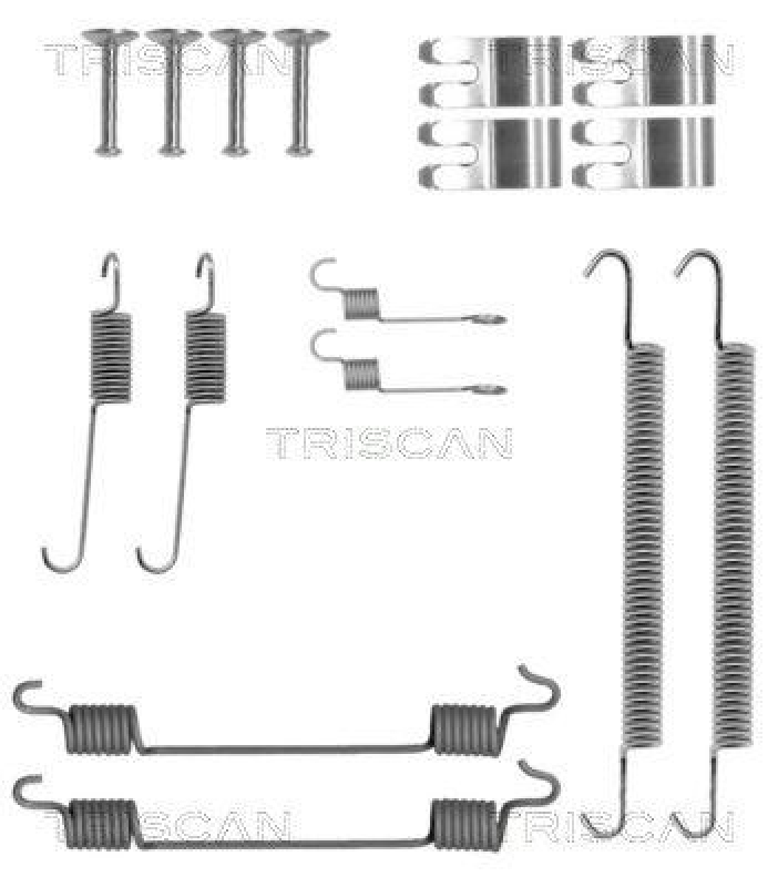 TRISCAN 8105 172470 Montagesatz F. Bremsbacken für Landrover