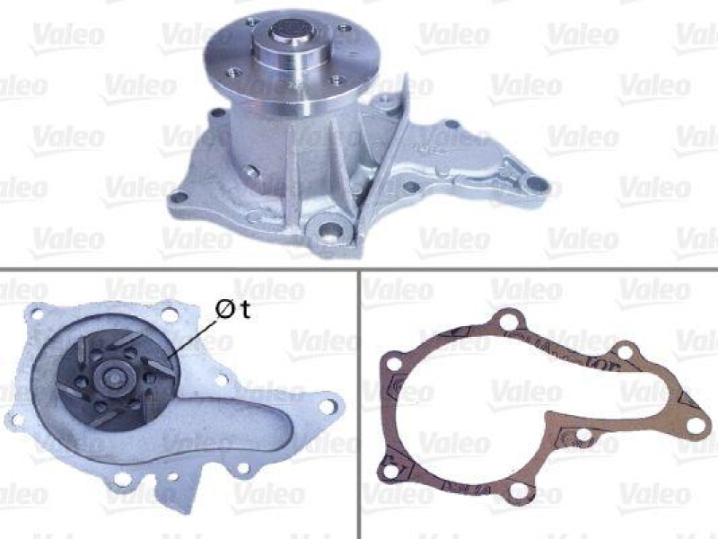 VALEO 506652 Wasserpumpe TOYOTA TOYOTA CARINA