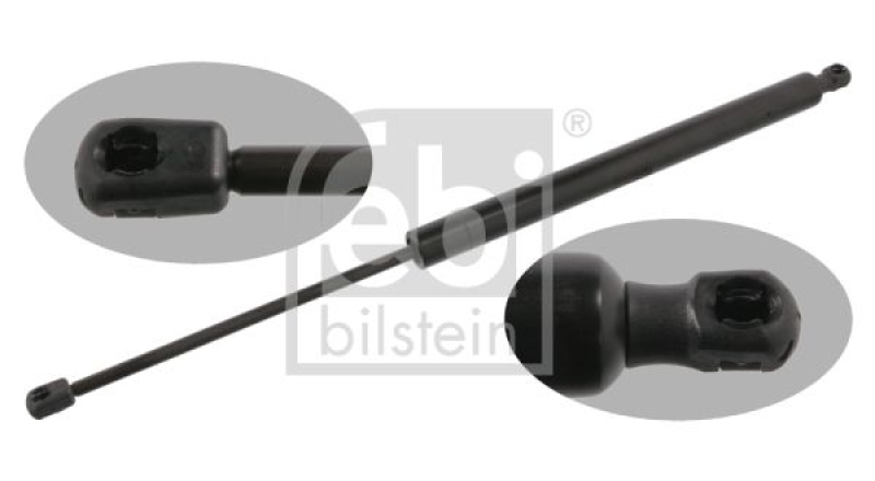 FEBI BILSTEIN 34425 Gasdruckfeder für Heckklappe mit separat zu öffnender Scheibe für CITROEN