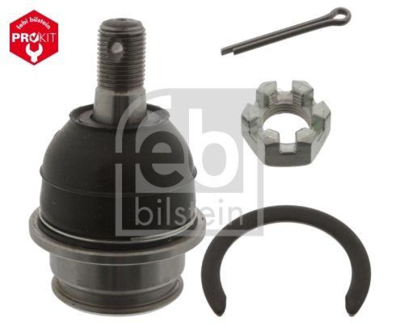 FEBI BILSTEIN 43028 Traggelenk mit Kronenmutter und Splint für TOYOTA