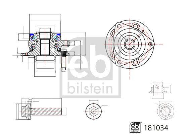 FEBI BILSTEIN 181034 Radlagersatz für Vauxhall