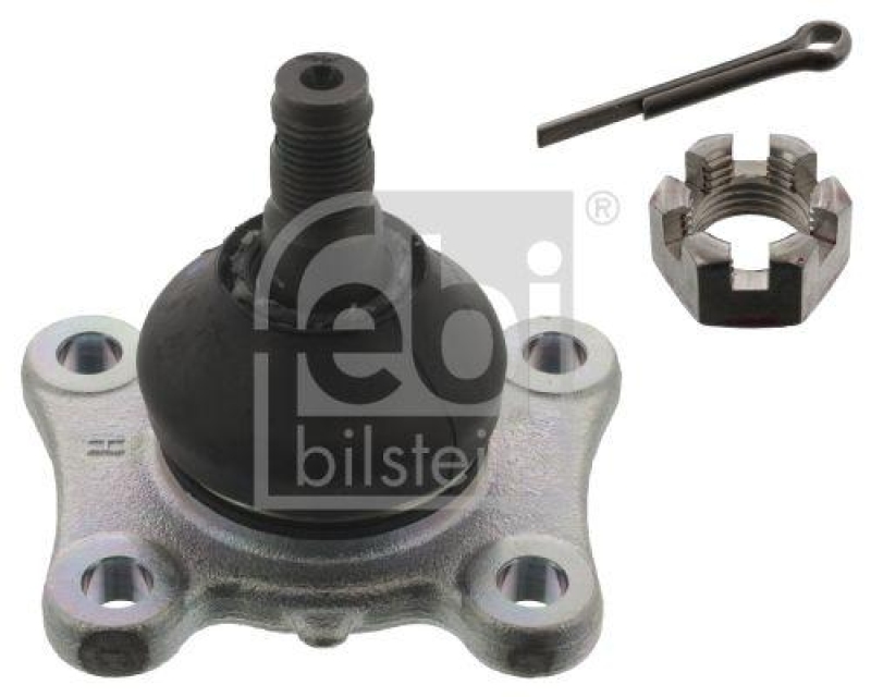 FEBI BILSTEIN 43031 Traggelenk mit Kronenmutter und Splint für TOYOTA