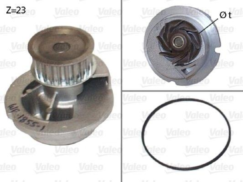 VALEO 506656 Wasserpumpe OPEL, SAAB, VAUXHALL GM AST