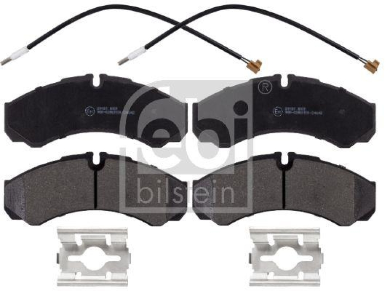 FEBI BILSTEIN 116255 Bremsbelagsatz für Renault