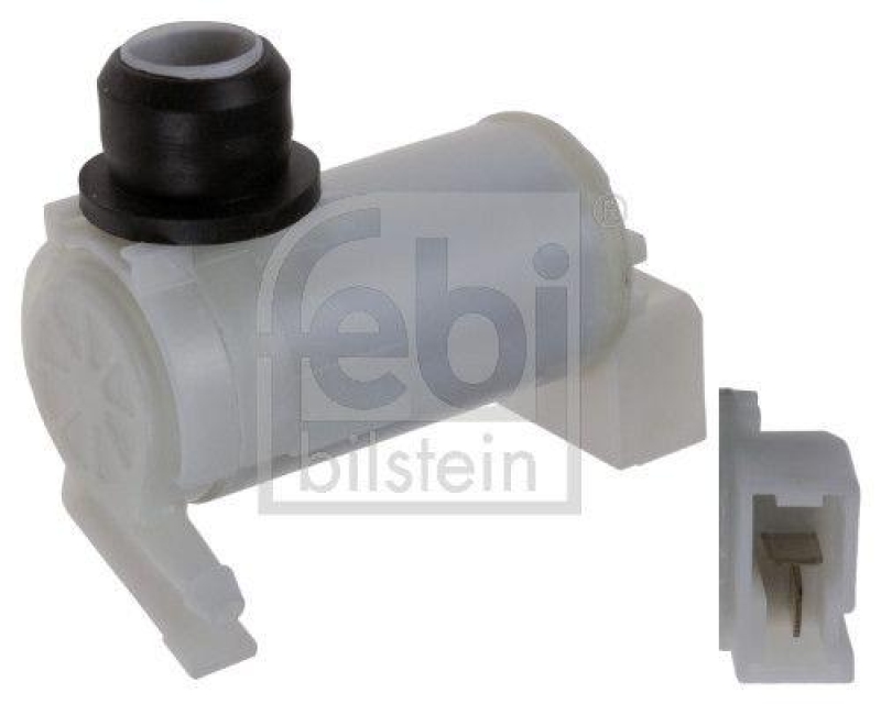 FEBI BILSTEIN 47422 Waschwasserpumpe für Scheibenreinigungsanlage, mit Dichtring für Isuzu Truck