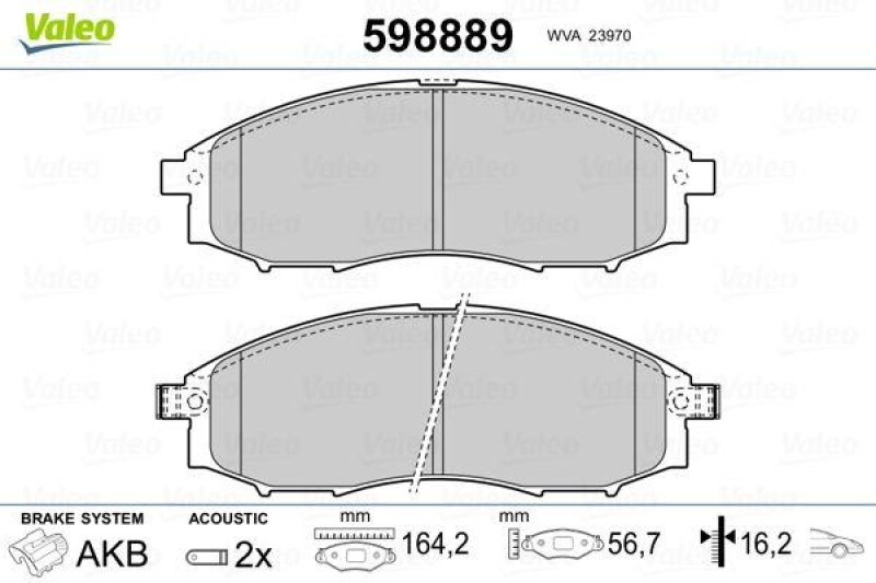 VALEO 598889 SBB-Satz PREMIUM