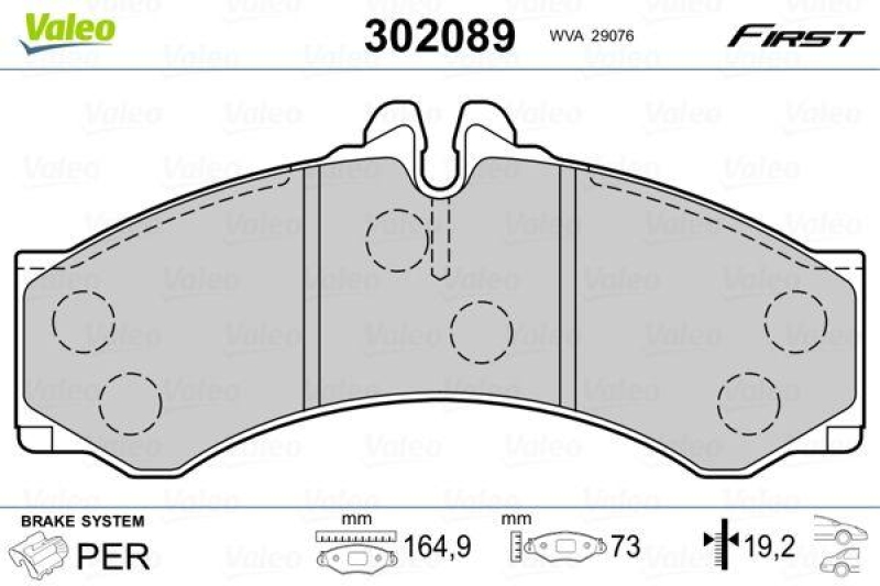 VALEO 302089 SBB-Satz FIRST