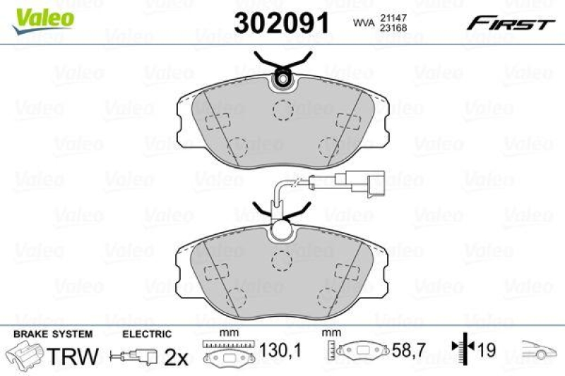 VALEO 302091 SBB-Satz FIRST