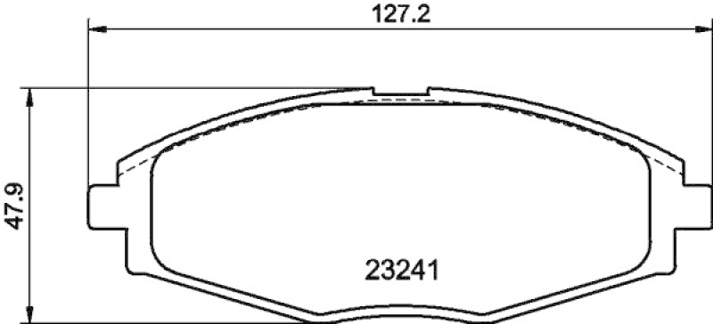 HELLA 8DB 355 017-021 Bremsbelagsatz Scheibenbremse